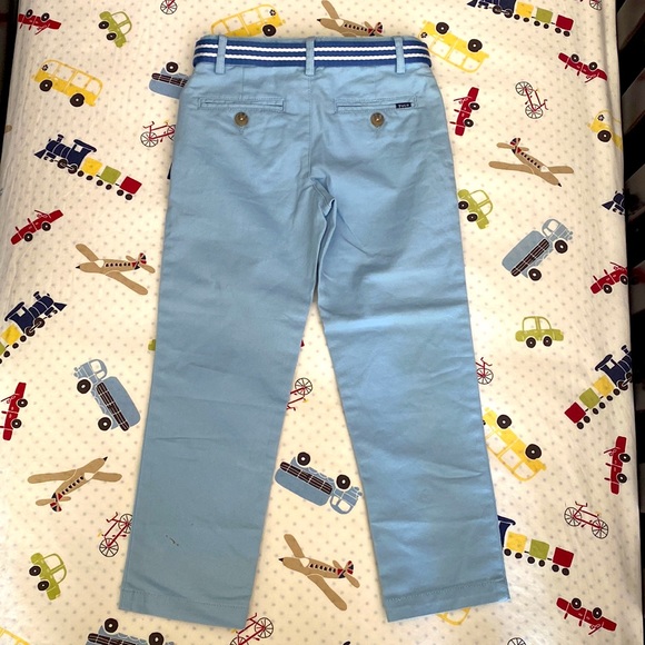 Polo Ralph Lauren Boy's Belted Stretch Skinny Pants - Picture 3 of 13
